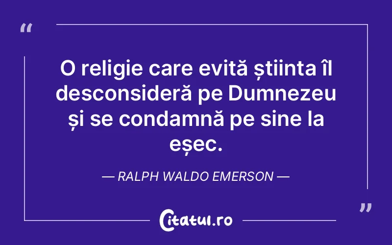 Citat Ralph Waldo Emerson - citate crestine