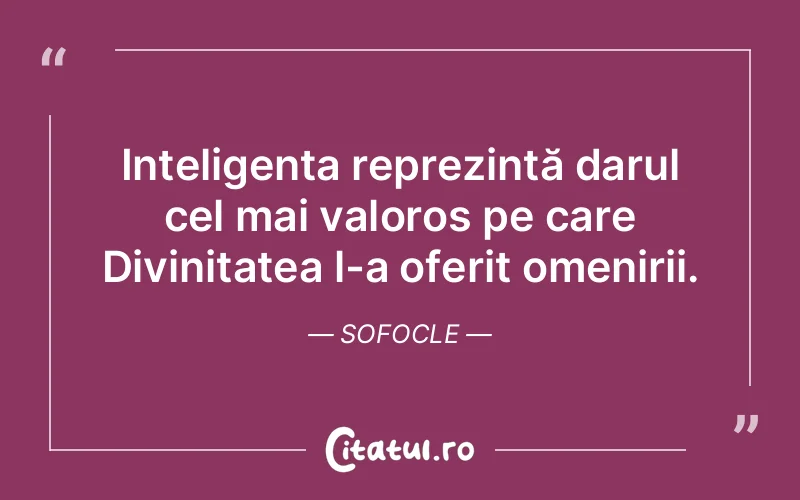 Citat Sofocle - citate crestine