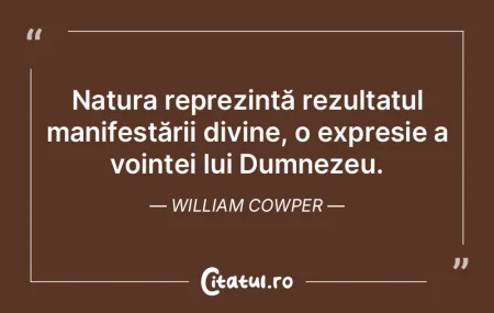 Natura reprezintă rezultatul manifestă... Natura reprezintă rezultatul manifestă...