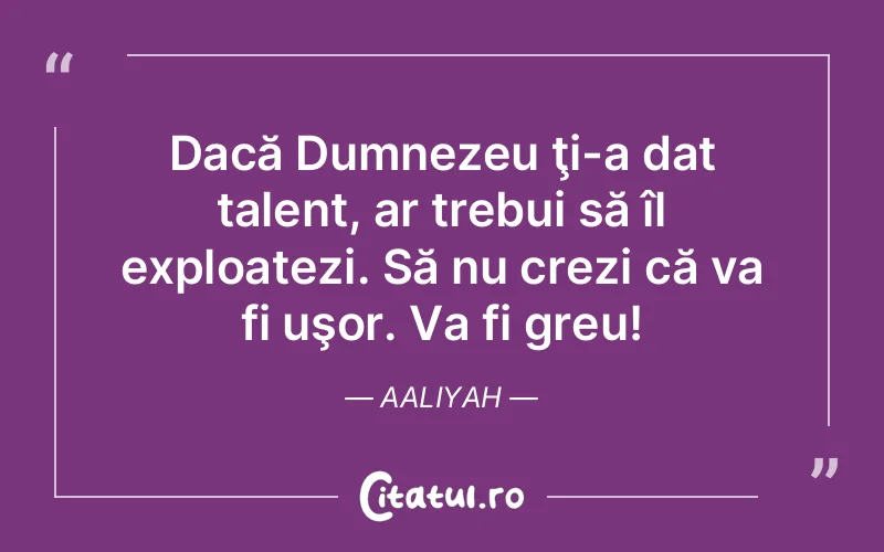 Citat Aaliyah - citate crestine