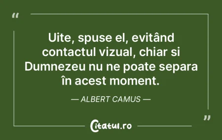 Uite, spuse el, evitând contactul vizua... Uite, spuse el, evitând contactul vizua...