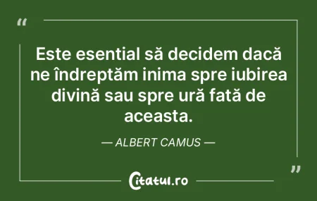 Este esențial să decidem dacă ne înd... Este esențial să decidem dacă ne înd...