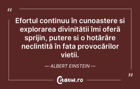 Efortul continuu în cunoaștere și exp... Efortul continuu în cunoaștere și exp...