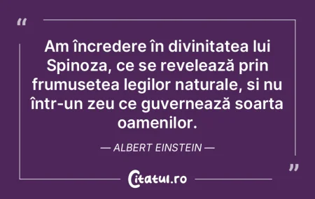 Am încredere în divinitatea lui Spinoz... Am încredere în divinitatea lui Spinoz...