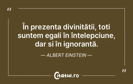În prezența divinității, toți sunte... În prezența divinității, toți sunte...