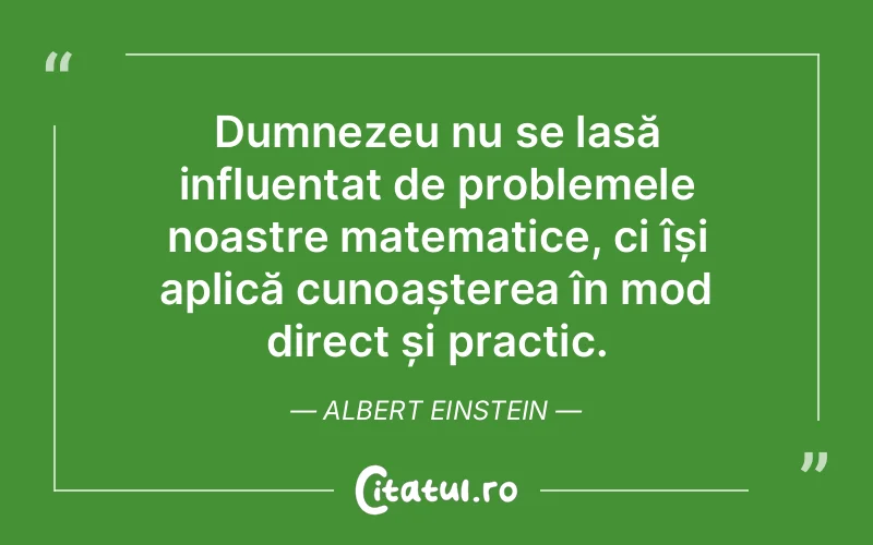 Citat Albert Einstein - citate crestine