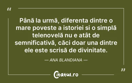 Până la urmă, diferența dintre o mar... Până la urmă, diferența dintre o mar...