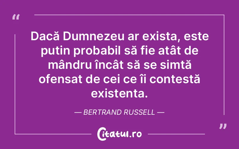 Citat Bertrand Russell - citate crestine