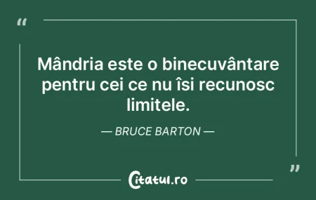 Mândria este o binecuvântare pentru ce... Mândria este o binecuvântare pentru ce...