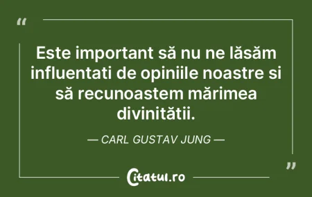Este important să nu ne lăsăm influen... Este important să nu ne lăsăm influen...
