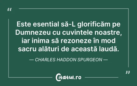 Este esențial să-L glorificăm pe Dumn... Este esențial să-L glorificăm pe Dumn...