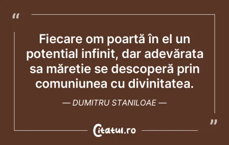 Fiecare om poartă în el un potențial ... Fiecare om poartă în el un potențial ...