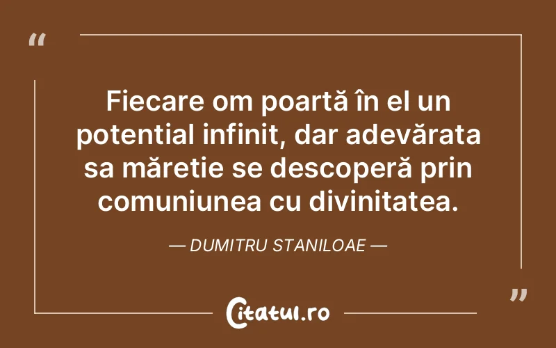 Citat Dumitru Staniloae - citate crestine