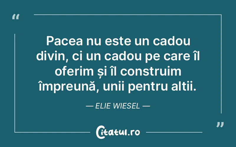 Citat Elie Wiesel - citate crestine