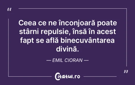 Ceea ce ne înconjoară poate stârni re... Ceea ce ne înconjoară poate stârni re...