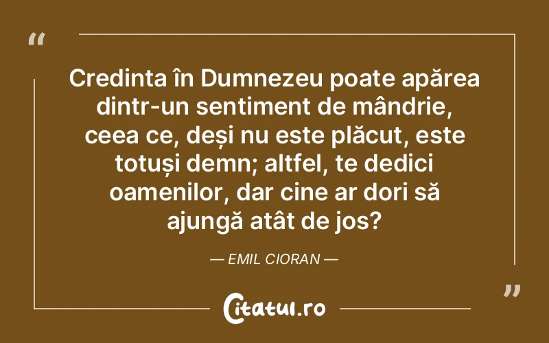 Citat Emil Cio - citate crestine