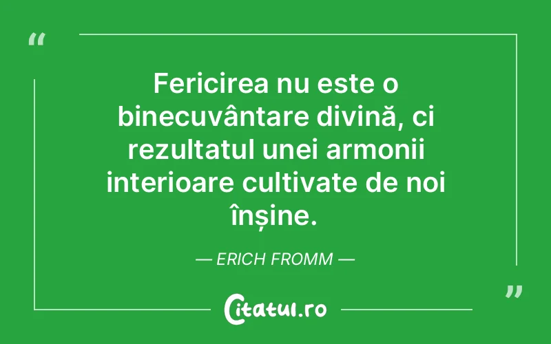 Citat Erich Fromm - citate crestine