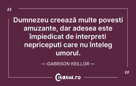 Dumnezeu creează multe povești amuzant... Dumnezeu creează multe povești amuzant...