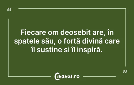 Fiecare om deosebit are, în spatele să... Fiecare om deosebit are, în spatele să...