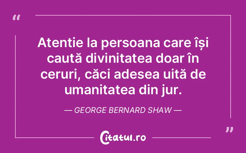 Citat George Bernard Shaw - citate crestine
