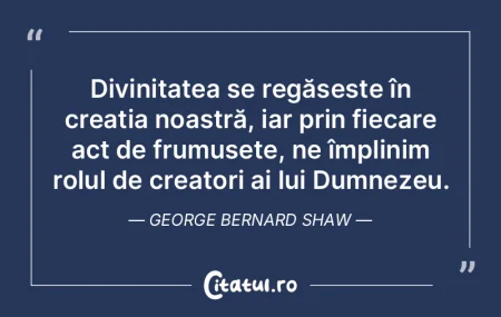 Divinitatea se regăsește în creația ... Divinitatea se regăsește în creația ...