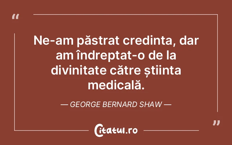 Citat George Bernard Shaw - citate crestine