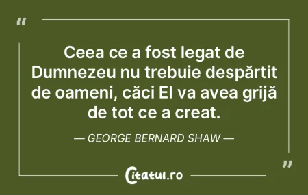 Ceea ce a fost legat de Dumnezeu nu treb... Ceea ce a fost legat de Dumnezeu nu treb...