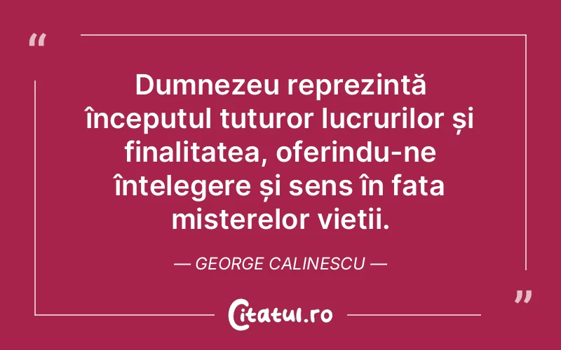 Citat George Calinescu - citate crestine