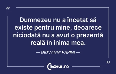 Dumnezeu nu a încetat să existe pentru... Dumnezeu nu a încetat să existe pentru...