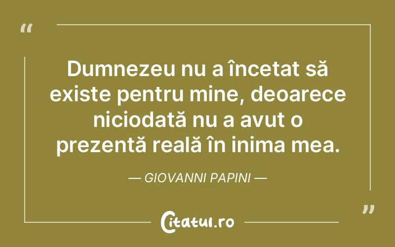 Citat Giovanni Papini - citate crestine