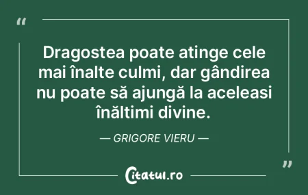 Dragostea poate atinge cele mai înalte ... Dragostea poate atinge cele mai înalte ...