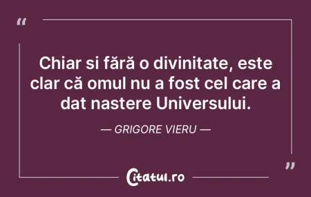 Chiar și fără o divinitate, este clar... Chiar și fără o divinitate, este clar...