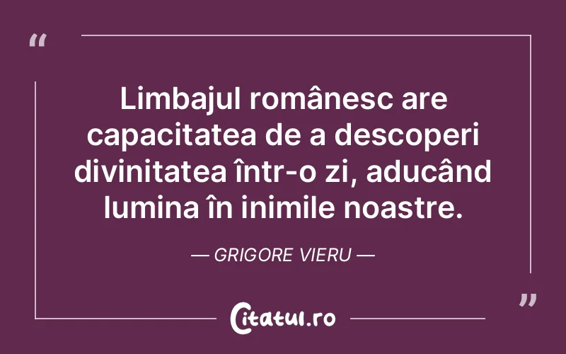 Citat Grigore Vieru - citate crestine