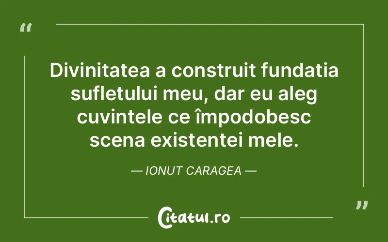 Citat Ionut Caragea - citate crestine