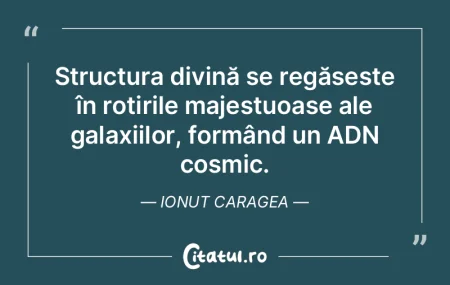 Structura divină se regăsește în rot...