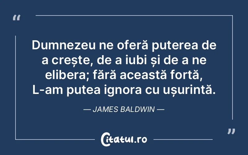 Citat James Baldwin - citate crestine