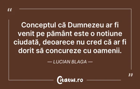 Conceptul că Dumnezeu ar fi venit pe pÄ... Conceptul că Dumnezeu ar fi venit pe pÄ...