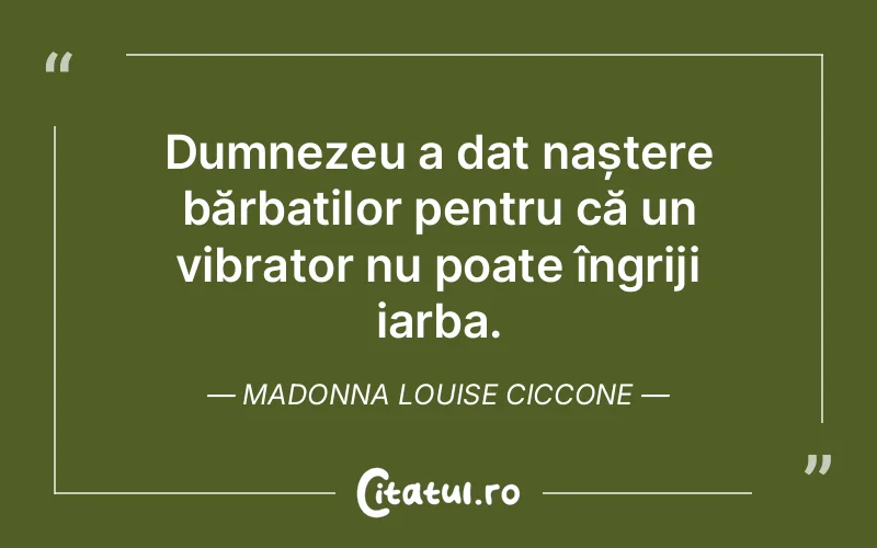 Citat Madonna Louise Ciccone - citate crestine
