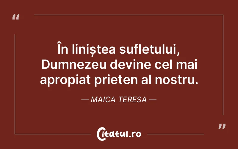 Citat Maica Teresa - citate crestine