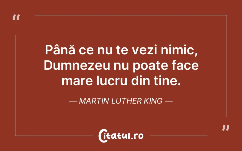 Citat Martin Luther King - citate crestine