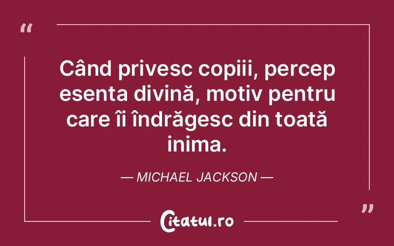 Citat Michael Jackson - citate crestine