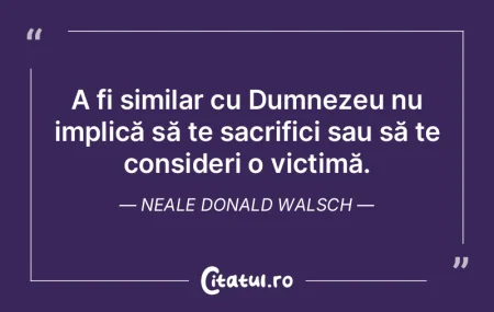 A fi similar cu Dumnezeu nu implică să... A fi similar cu Dumnezeu nu implică să...