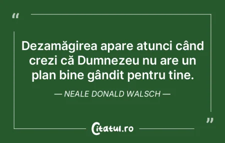 Dezamăgirea apare atunci când crezi cÄ... Dezamăgirea apare atunci când crezi cÄ...