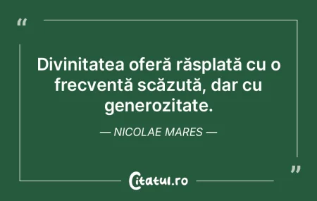 Divinitatea oferă răsplată cu o frecv... Divinitatea oferă răsplată cu o frecv...