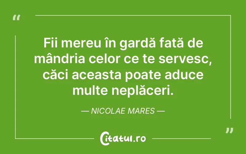 Citat Nicolae Mares - citate crestine