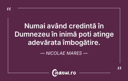 Numai având credință în Dumnezeu în... Numai având credință în Dumnezeu în...