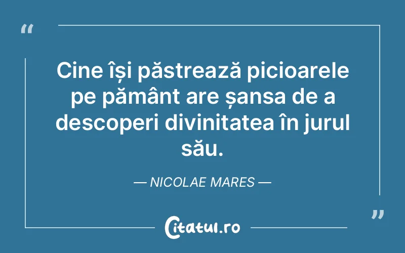 Citat Nicolae Mares - citate crestine