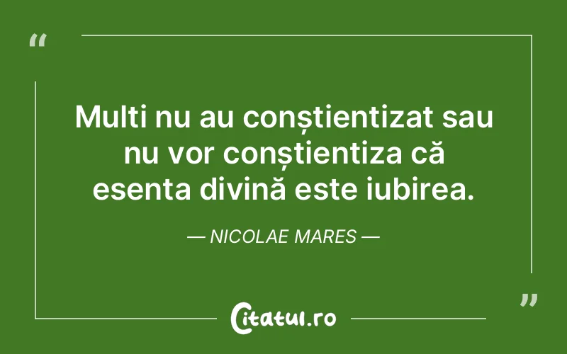 Citat Nicolae Mares - citate crestine