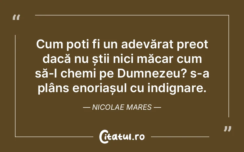 Citat Nicolae Mares - citate crestine