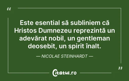 Este esențial să subliniem că Hristos... Este esențial să subliniem că Hristos...